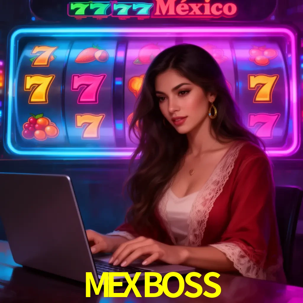 MEXBOSS Slots - tragamonedas, RTP y control Tragamonedas MEXBOSS con símbolos, saldo móvil y reglas de apuesta visibles